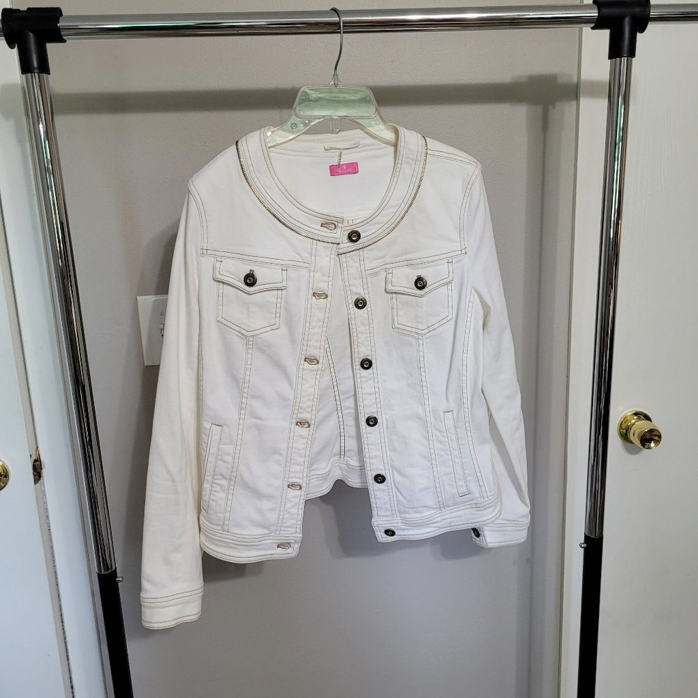 Basler White Denim Jacket
